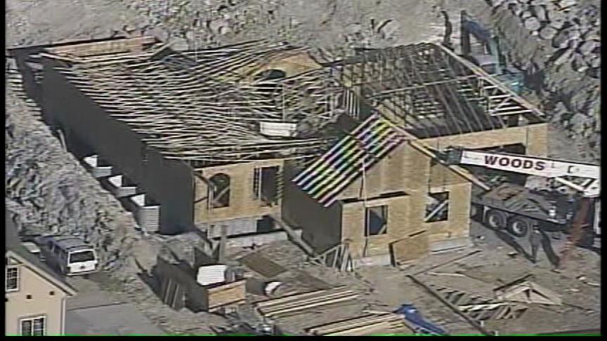 Two Injured in Roof Collapse