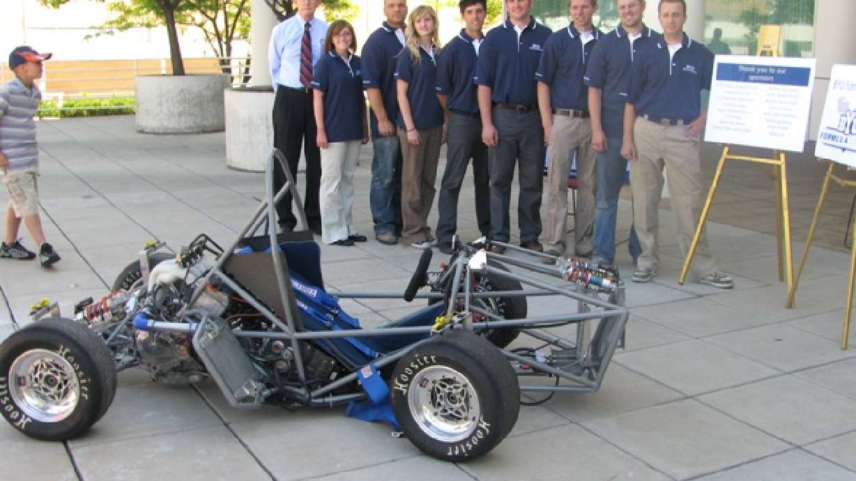BYU students unveil Formula race car