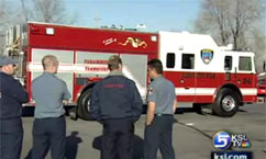 Sandy City Shows Off New Fire Truck