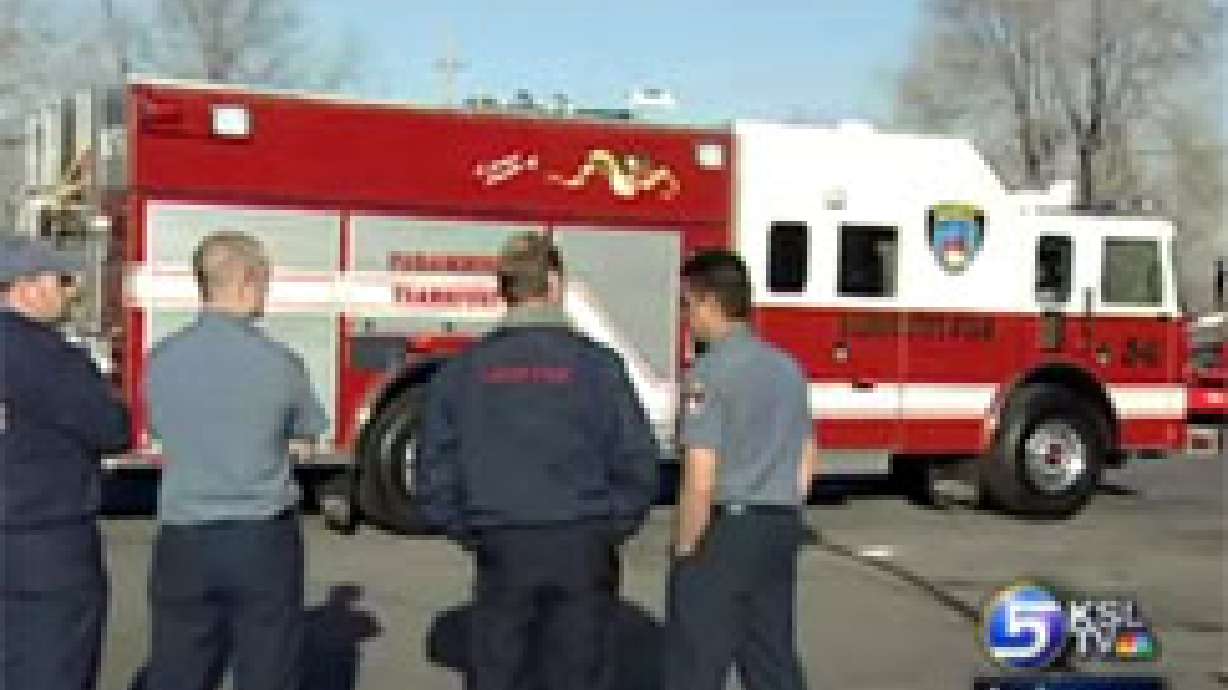 Sandy City Shows Off New Fire Truck