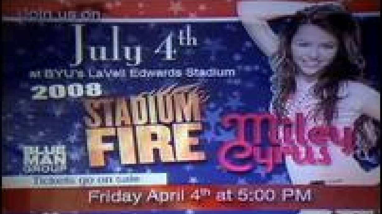 Man giving away Stadium of Fire tickets with essay contest