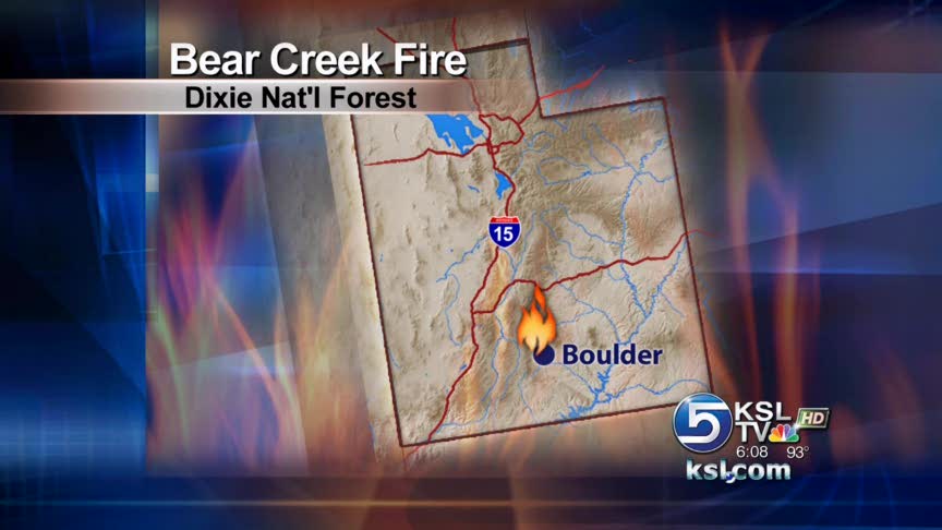 Bear Creek fire 30 percent contained