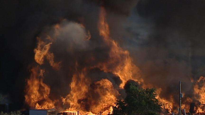 Pallet company wants railroad to take responsibility for fire