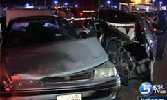 Four People Injured in Multi-Car Wreck