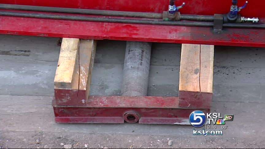 Downtown building being prepared for a move