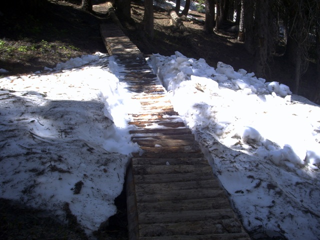 Many campgrounds still under snow
