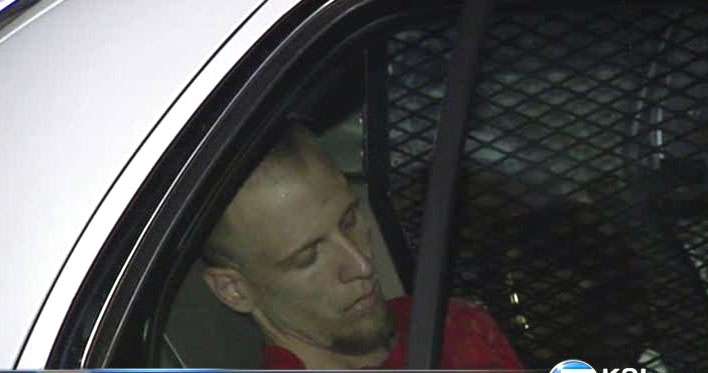 Suspect crashes stolen car