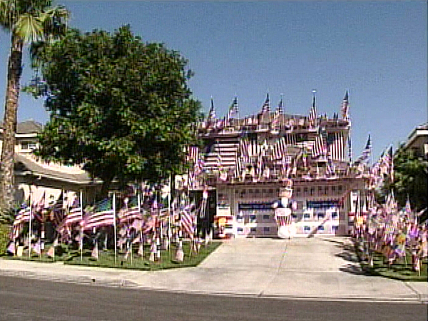 Red, White & Blue - California man shows his true color