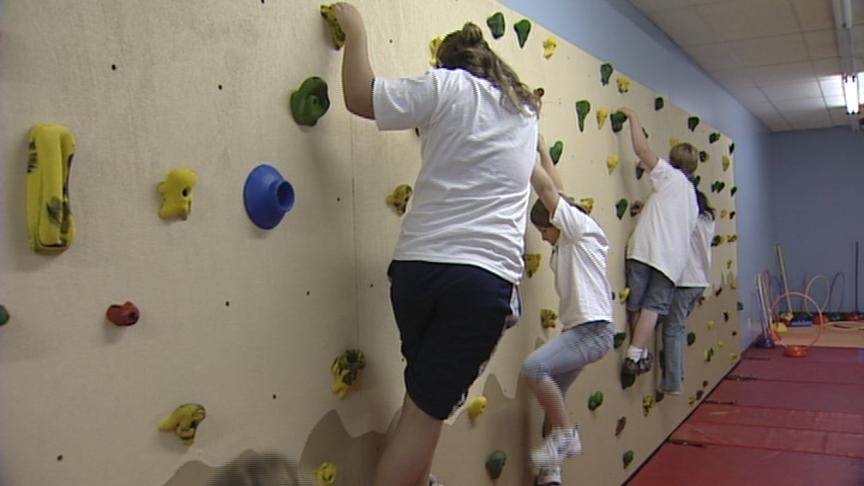 Ogden gym includes child-size equipment