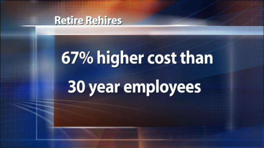 Some State Employees Retiring then Rehiring After 20 Years