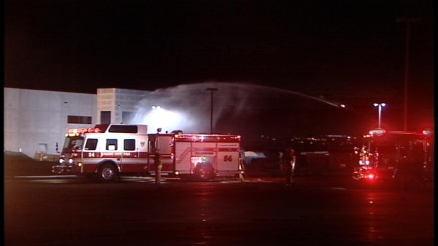 Propane Tank Catches on Fire in Draper