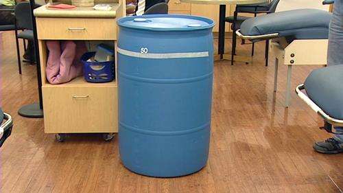 Utahn reaches blood-donation milestone