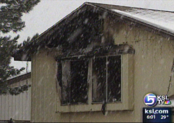 Family Escapes House Fire