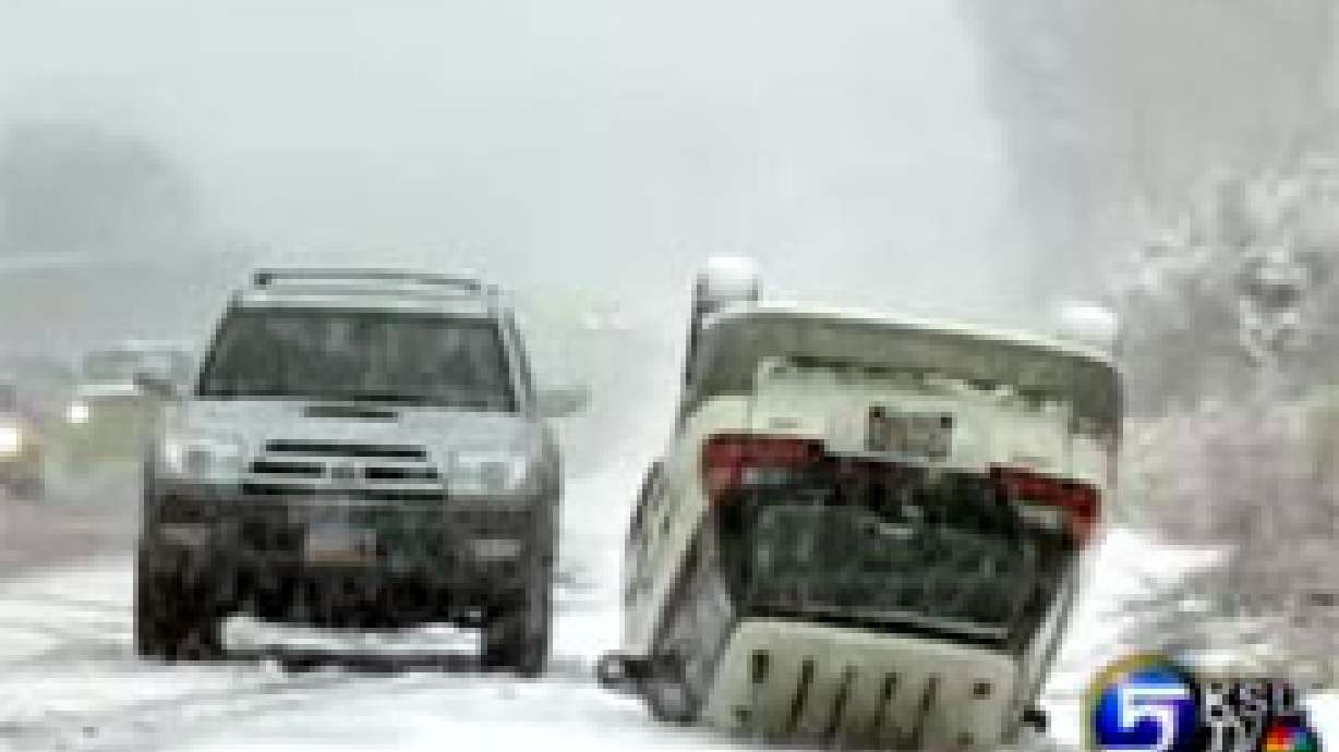 Dozens of Accidents Follow Sunday's Snowfall