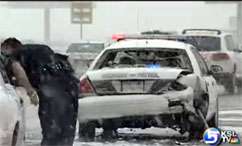 Dozens of Accidents Follow Sunday's Snowfall