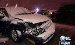 Dozens of Accidents Follow Sunday's Snowfall