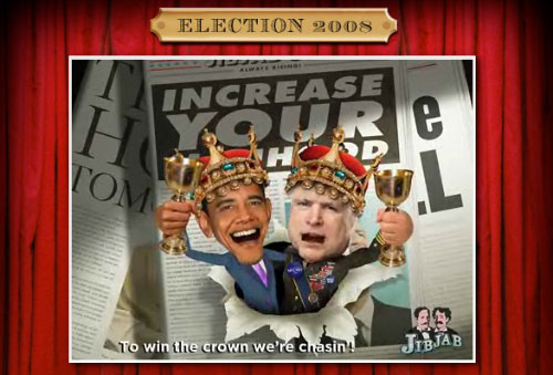 JibJab video takes aim at the 2008 elections