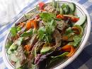 Grilled Garlic Steak Salad