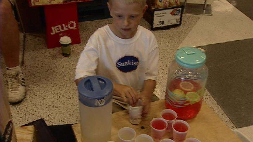 7-year-old boy turns lemons into lemonade for good cause
