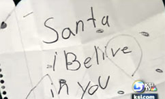 Santa's Secretary Helps Answer Holiday Mail