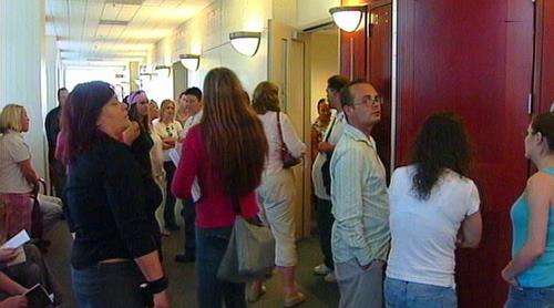 Friends show support for man accused of kidnapping