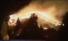 Fire destroys building at Bridal Veil Falls