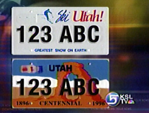 "Greatest Snow" Plate Preferred Over Delicate Arch Plate