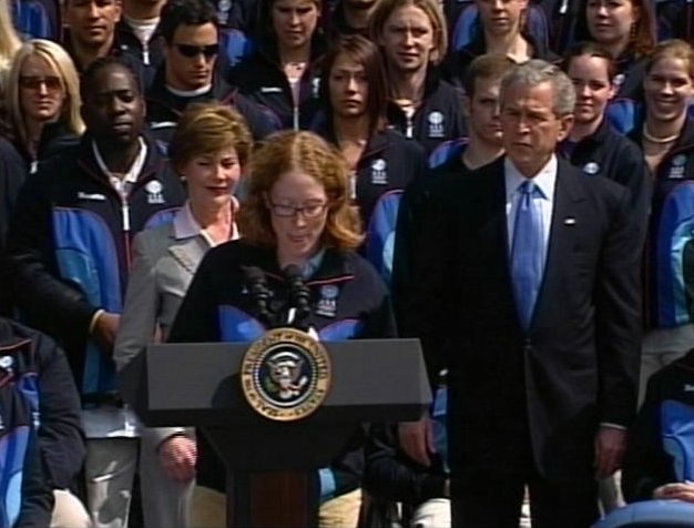 Olympic and Paralympic Athletes Meet with Pres. Bush