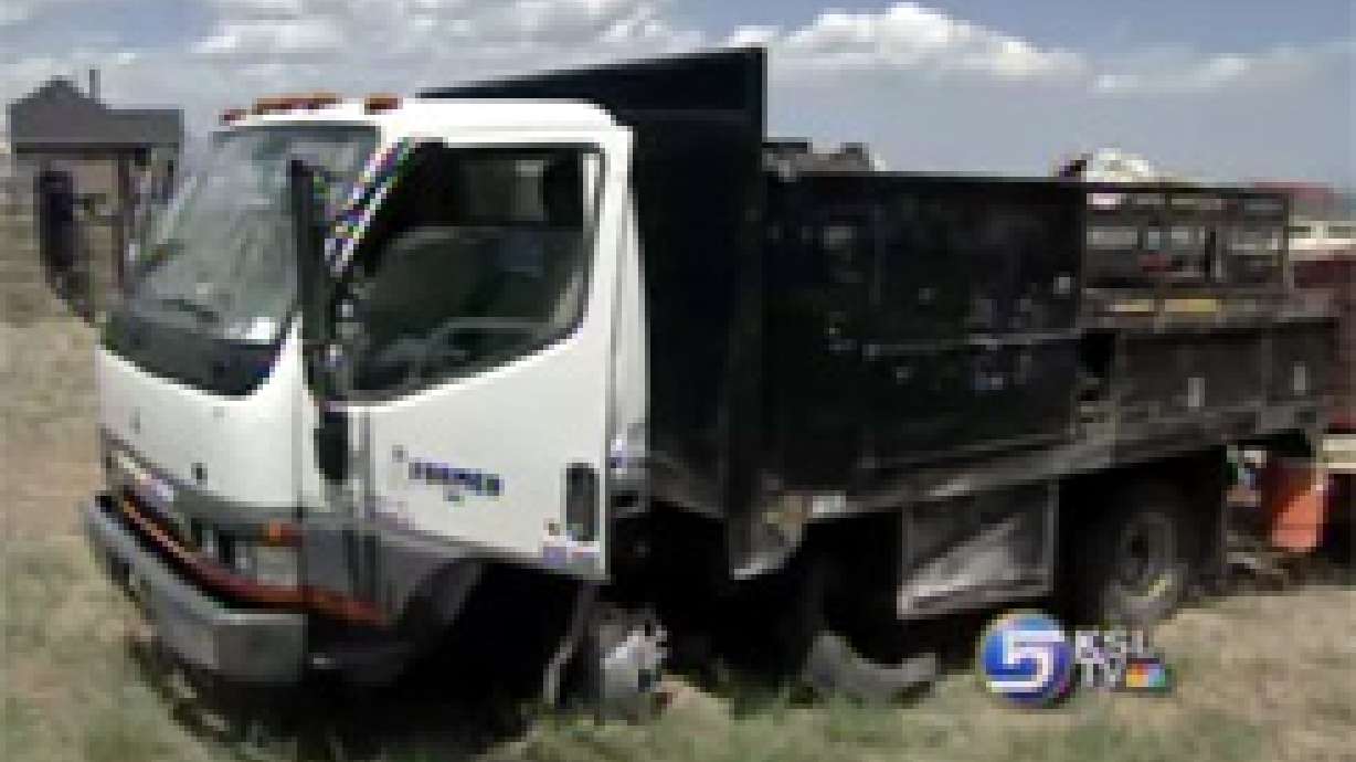 Truck Crashes in Draper