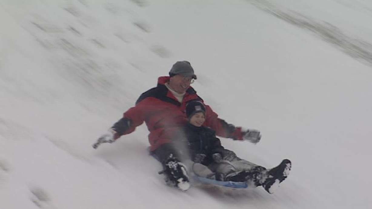 Kids Livin' it Up on the Snowy Hills