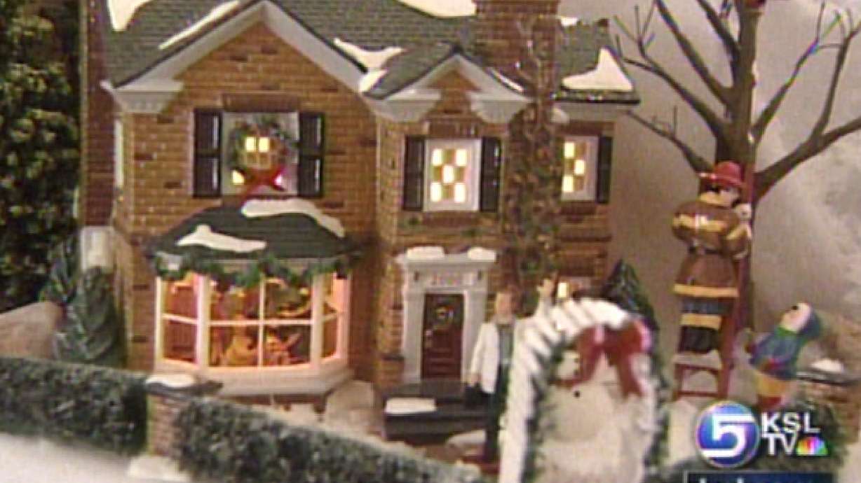 Man Creates Christmas Village in His Home