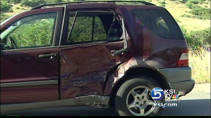 Motorcyclist injured in collision with SUV