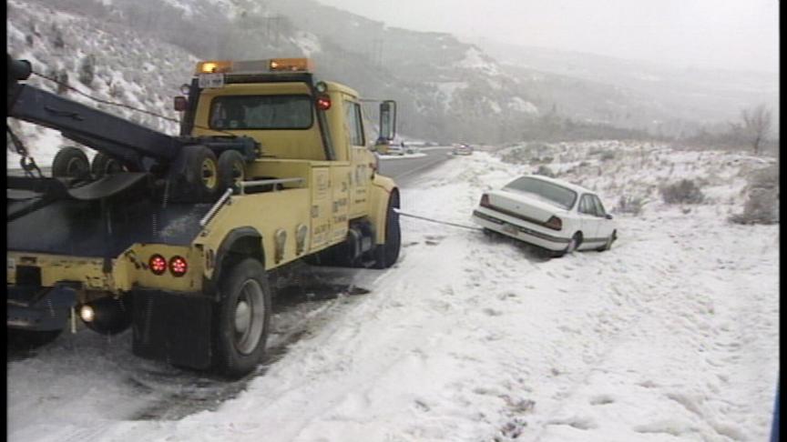 Use Caution When Traveling on Icy Canyon Roads