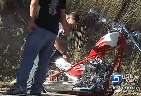 Car and motorcycle collide in Big Cottonwood Canyon