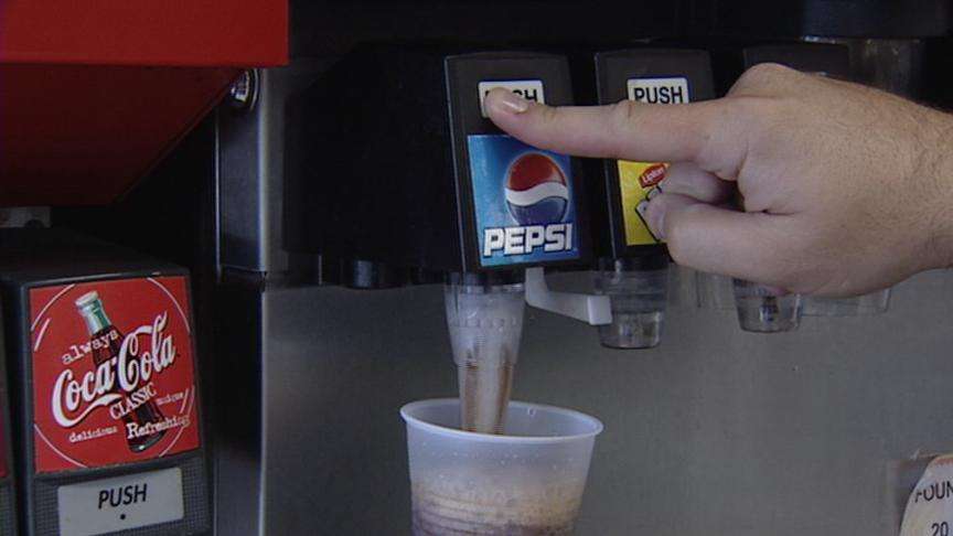 Man faces robbery charges over soda