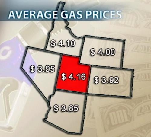 Why are Utah gas prices higher than the national average?