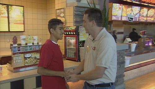 Teen's boss offers gift of life