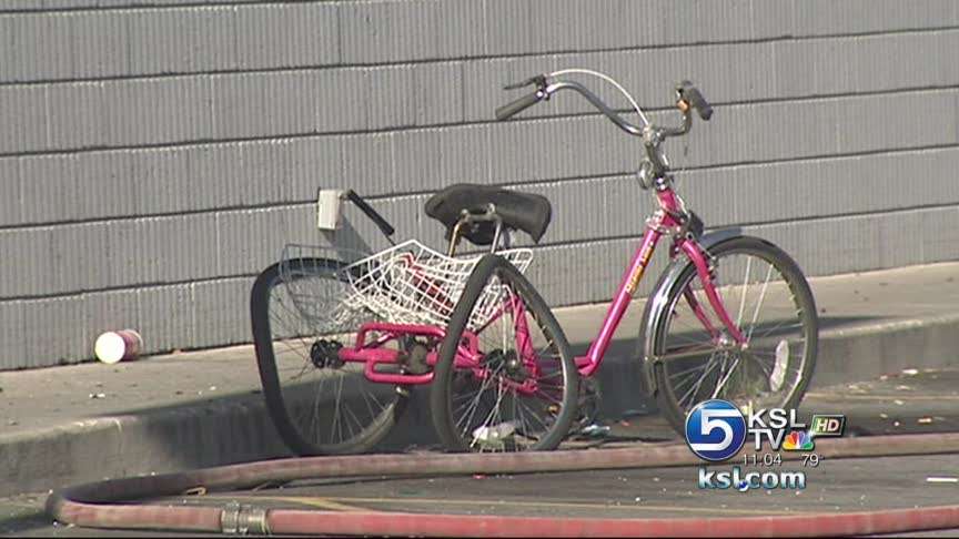 Car crashes into store and bursts into flames