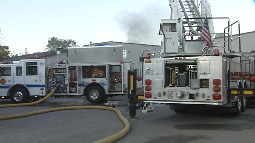 Crews battle fire at Bountiful RV business
