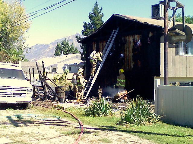 Fire destroys vacant home in American Fork