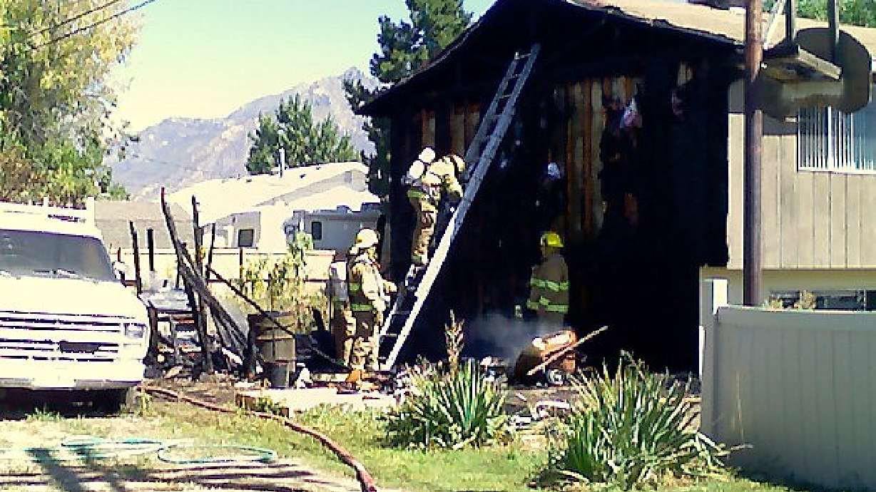 Fire destroys vacant home in American Fork