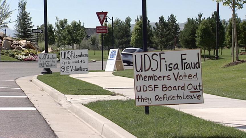 Fight over funds, children caught in the middle