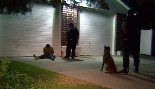 Police arrest 1 theft suspect, look for another