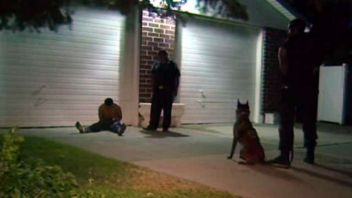 Police arrest 1 theft suspect, look for another