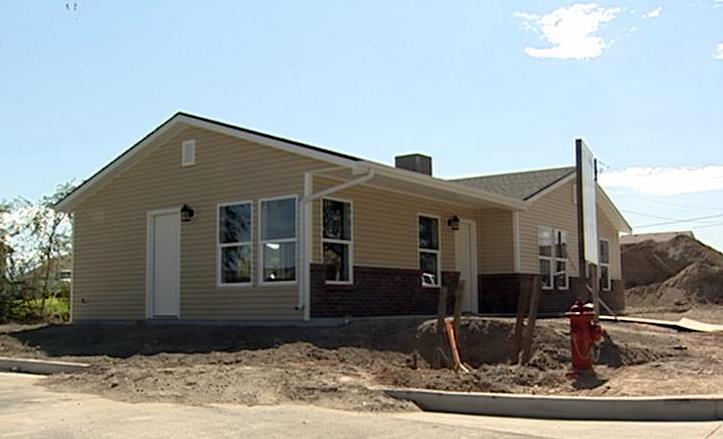 Family moves into new home