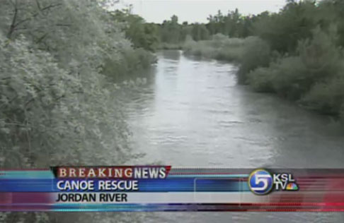 Close Call for Kayakers on Jordan River