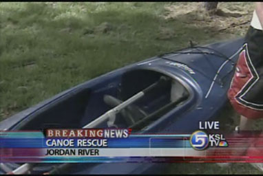 Close Call for Kayakers on Jordan River