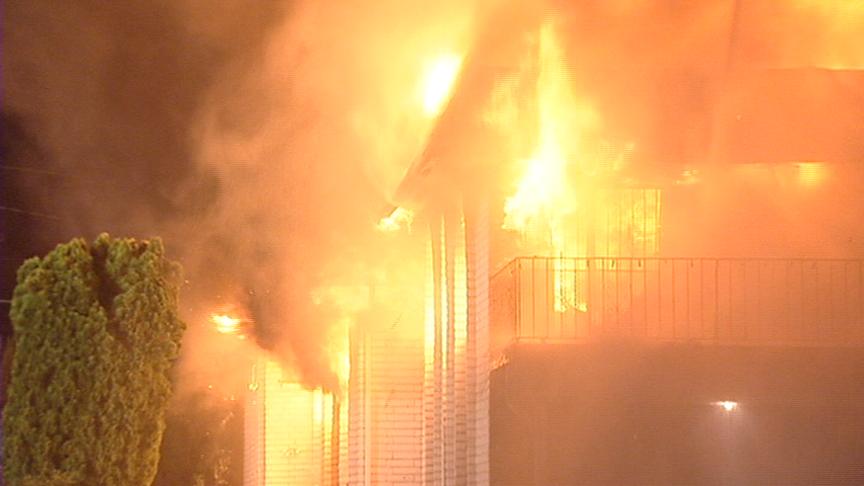 Homeowner Arrives to Find House Destroyed by Fire