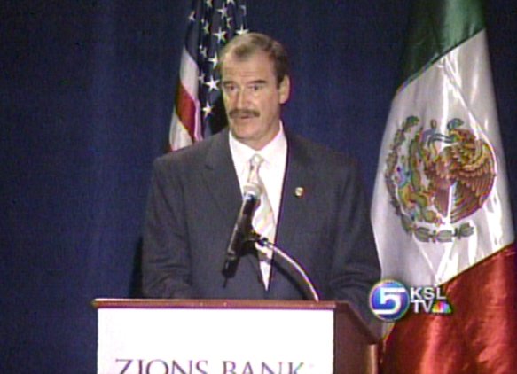 President Fox Discusses Growing Ties Between Utah and Mexico