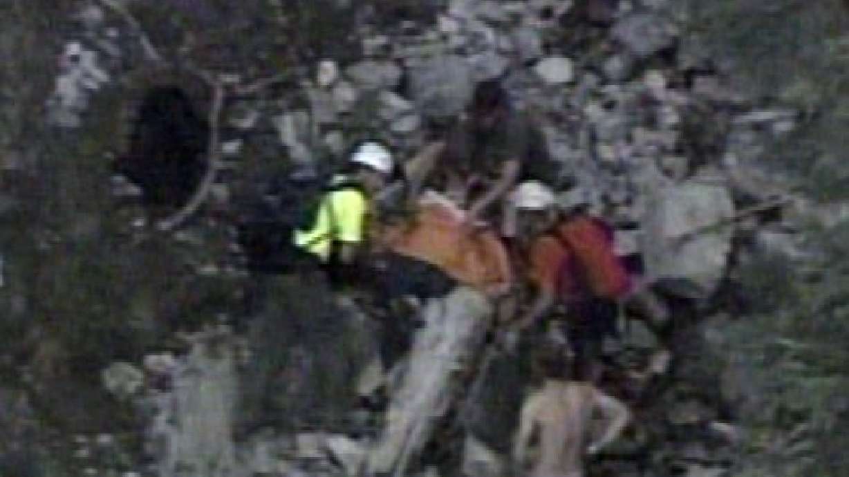 Man Falls Near Bridal Veil Falls